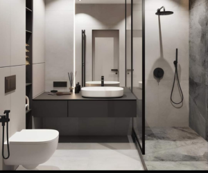 Modern bathroom decor design